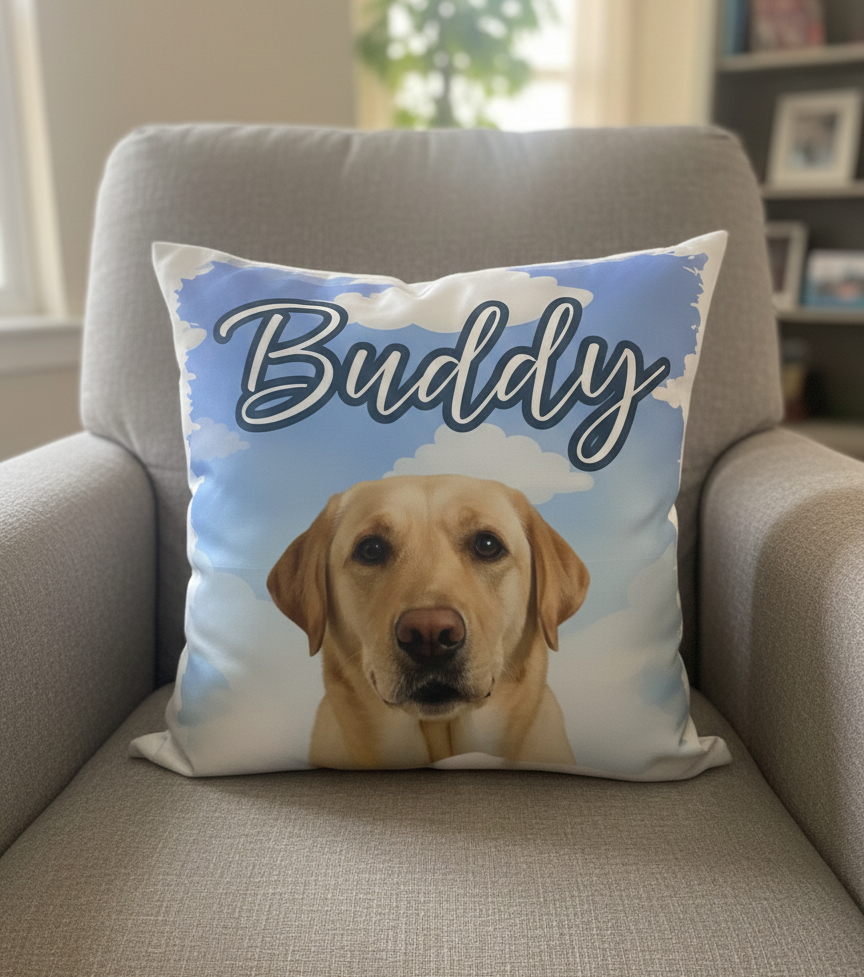 Custom Photo Pillow - Personalized Throw Pillow with Your Picture
