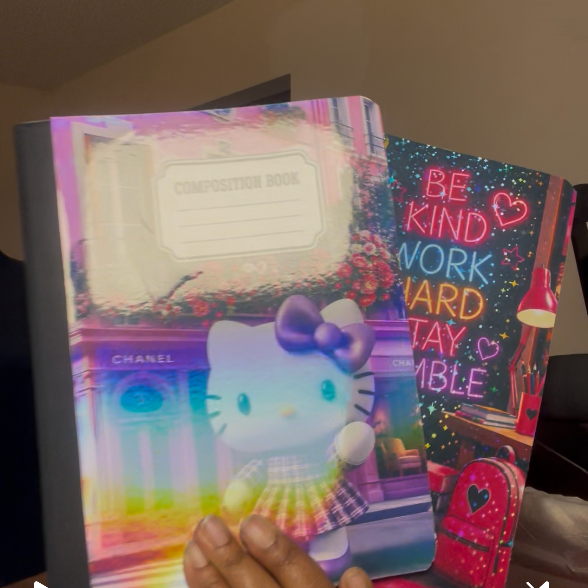 Holographic Themed Composition Notebooks (Set of 4)