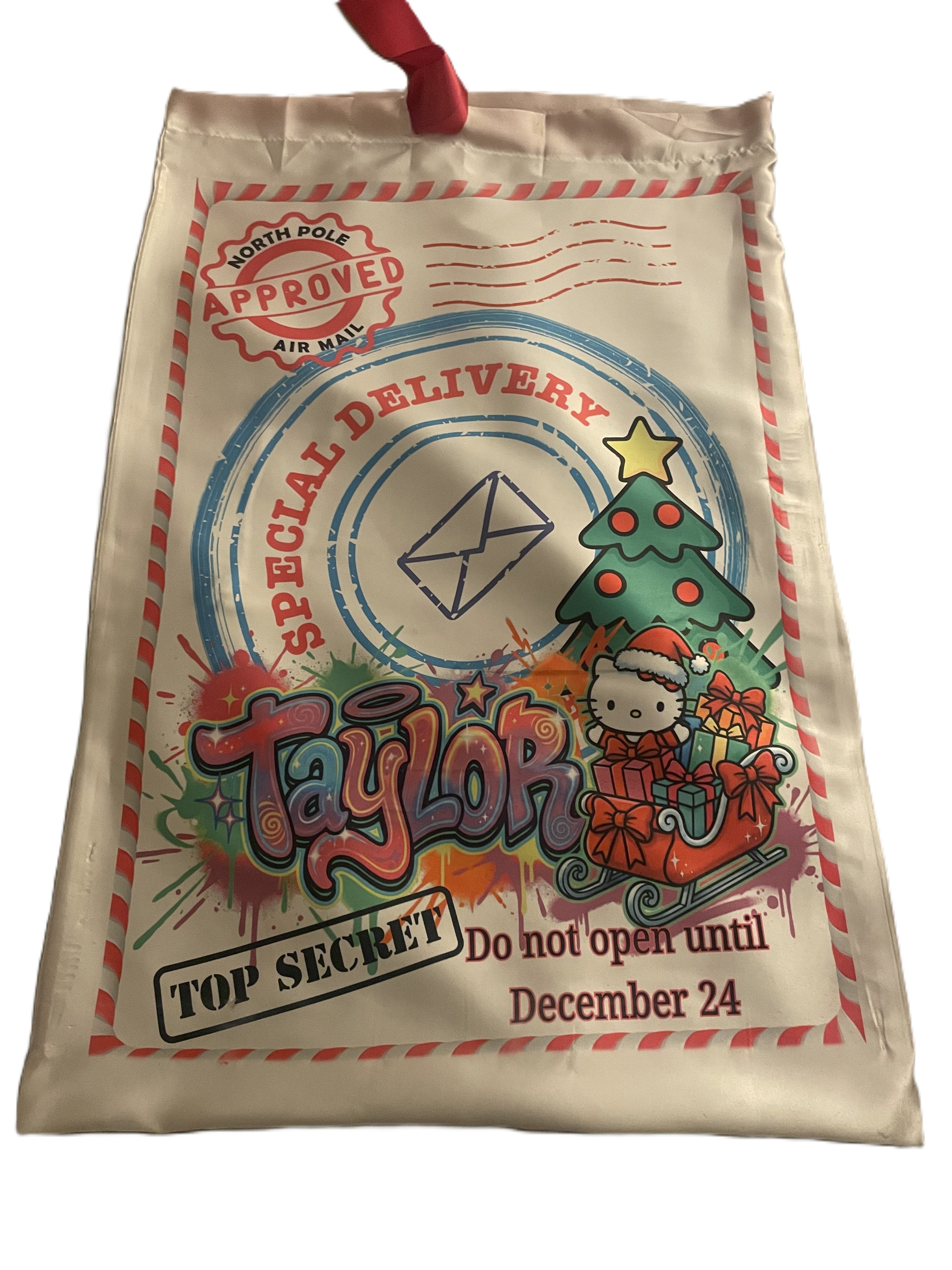 Custom Santa Sack UNFILLED