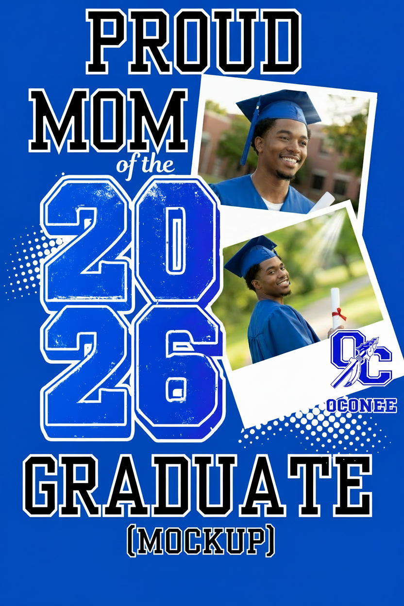 Proud of the Graduate – Editable Family T-Shirt Canva Template | Class of 2026